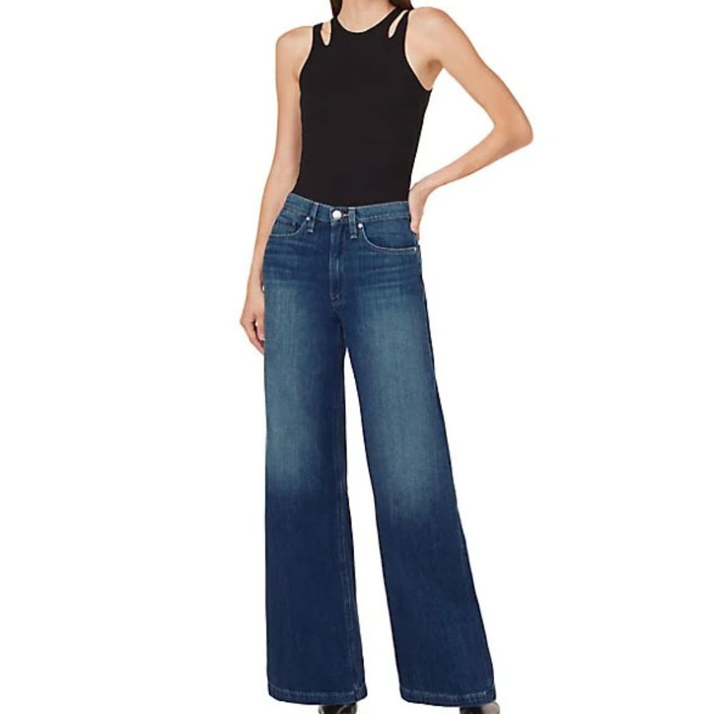 Hudson Jodie High-Rise Wide-Leg Jeans